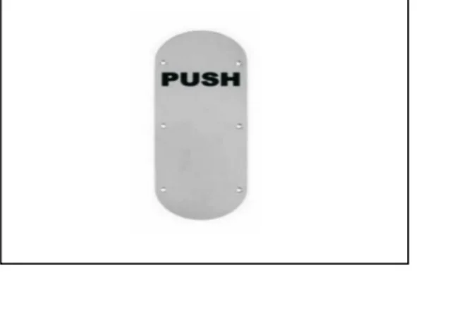 SP0007 Push & pull plates